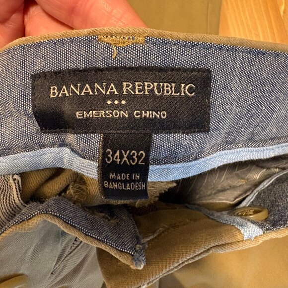 Banana Republic Chinos Emerson Straight Fit 34x32 - Picture 3 of 4